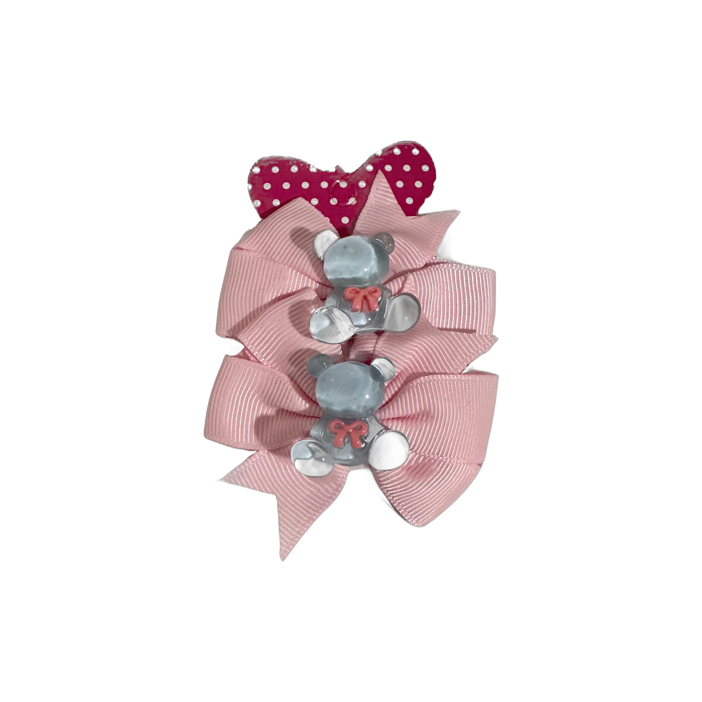 Custom Girl Bow Assorted Colors 2 pc