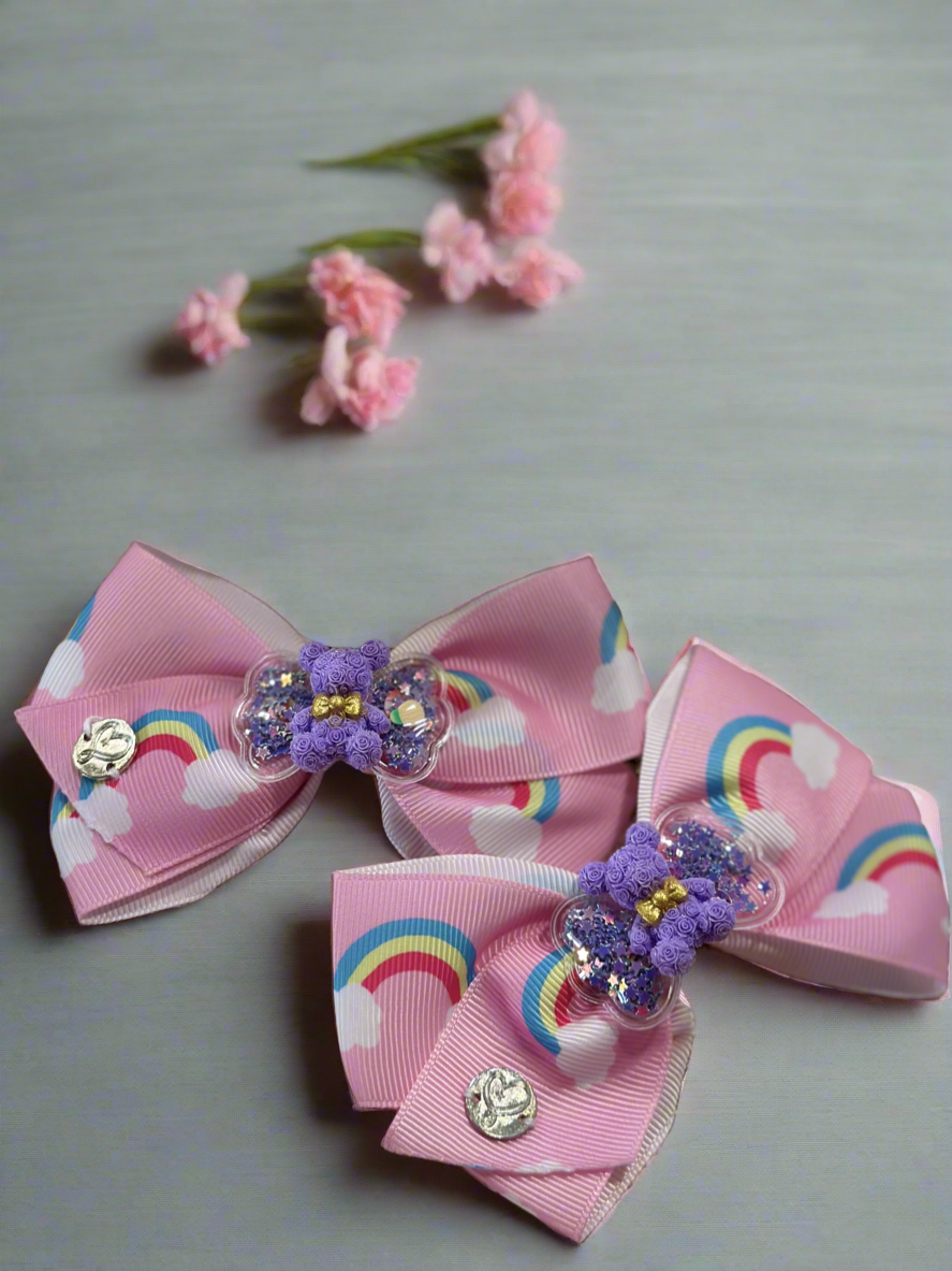 Girls Bow with custom add on