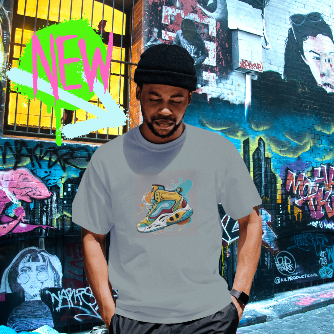 Custom mixed color sneaker shirt