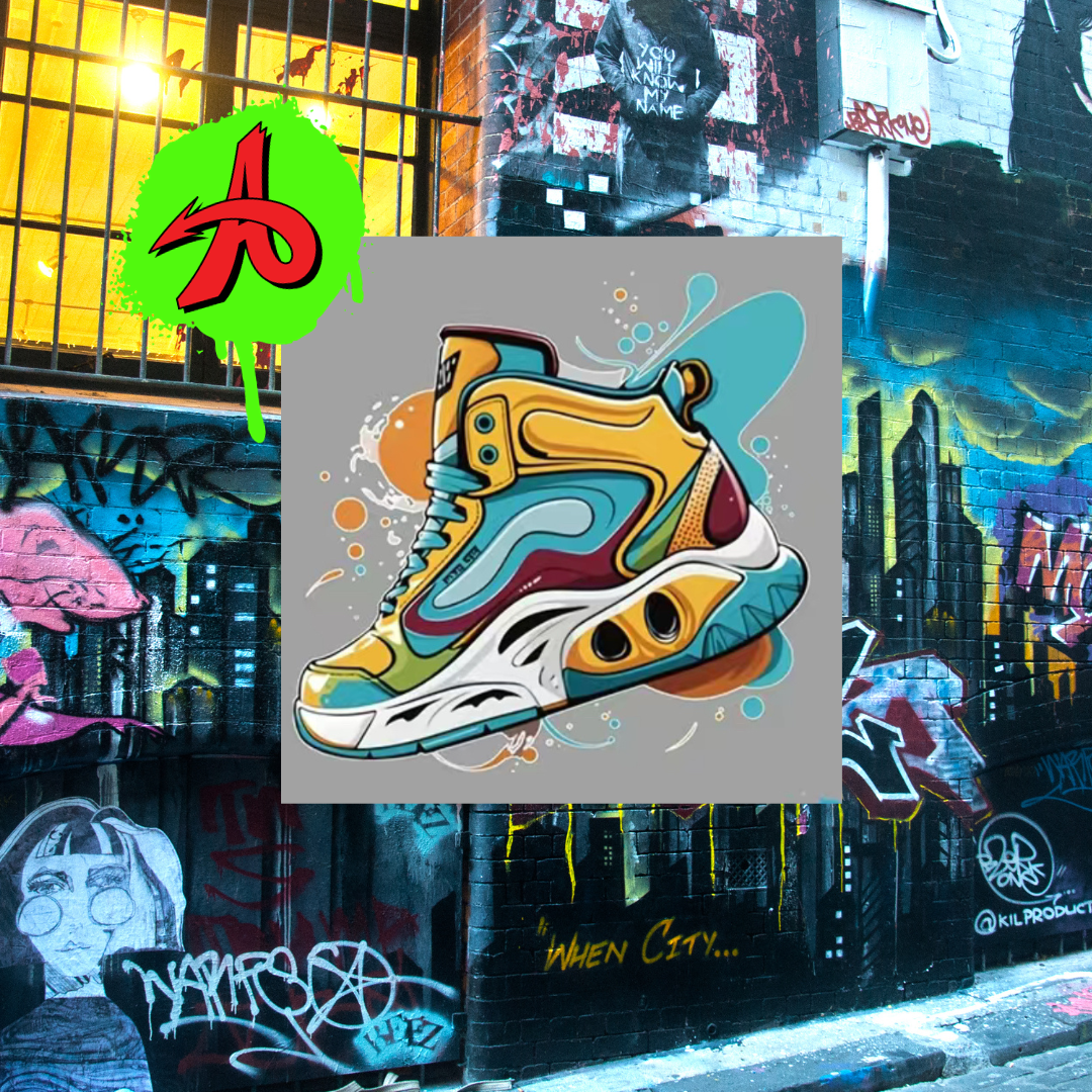 Custom mixed color sneaker shirt