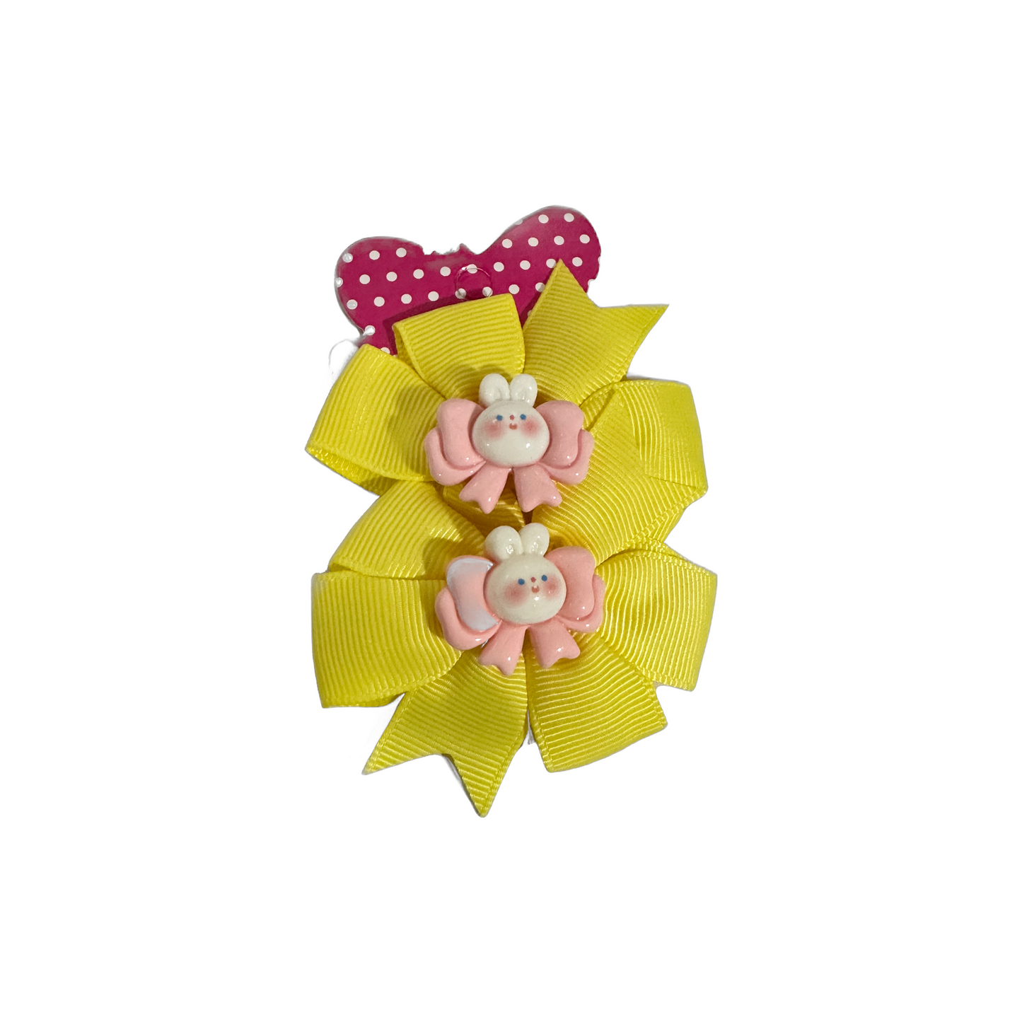 Custom Girl Bow Assorted Colors 2 pc