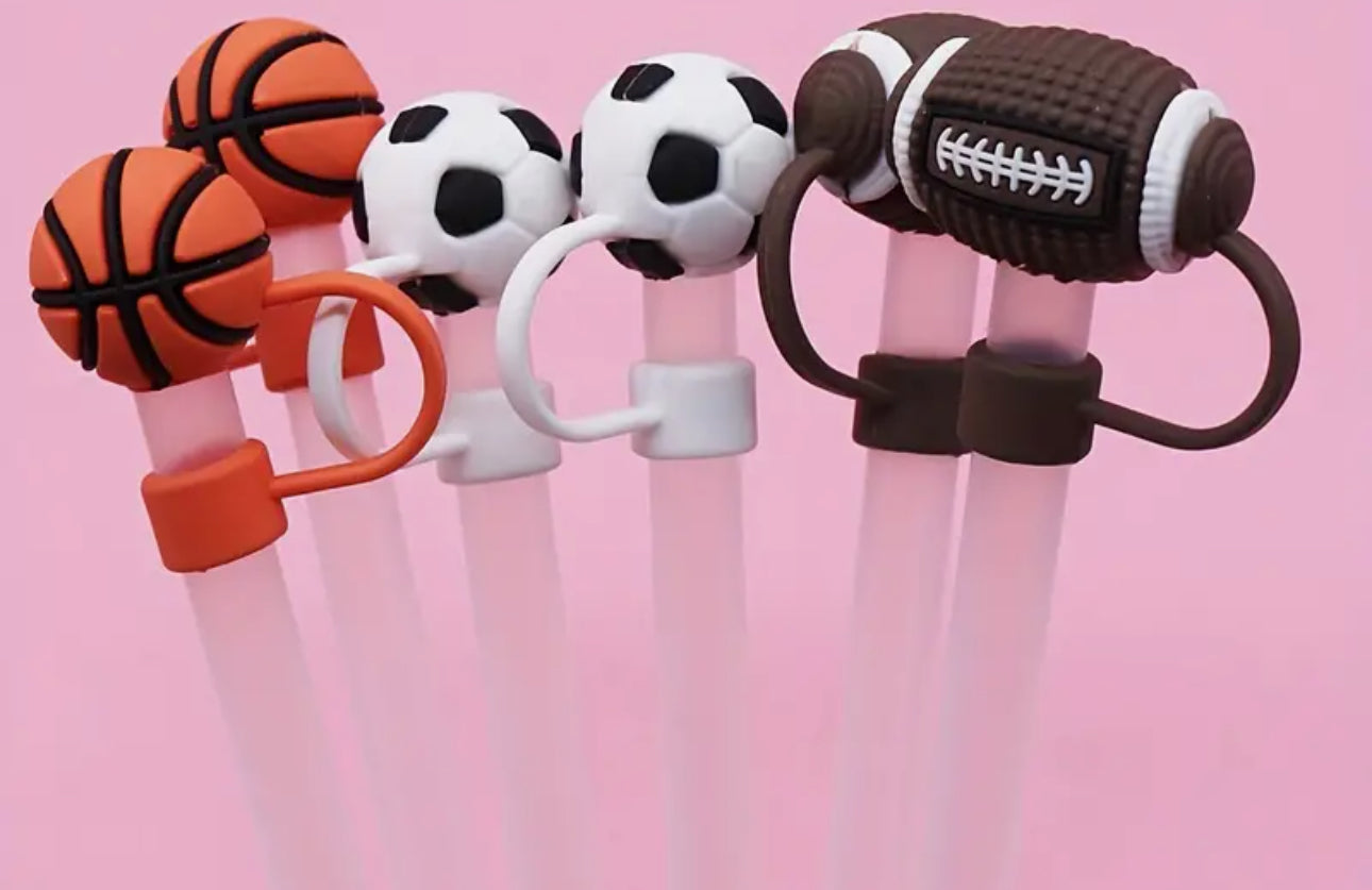 Sports and Gaming Straw toppers