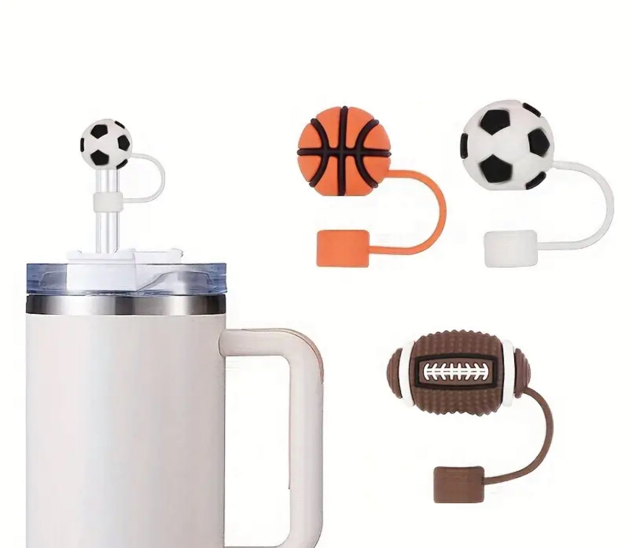 Sports and Gaming Straw toppers