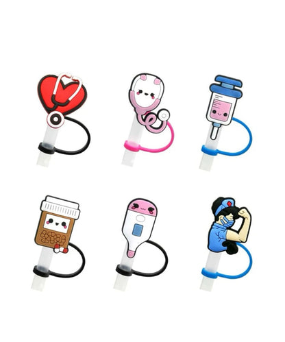 Nurse Straw Toppers
