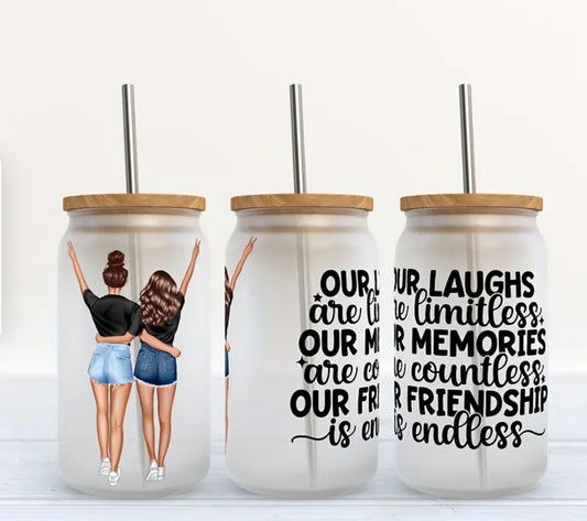 Best friends custom Libby cup