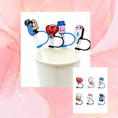 Nurse Straw Toppers