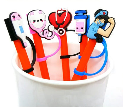 Nurse Straw Toppers