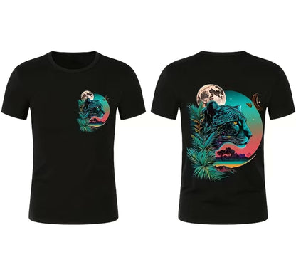 Leopard night custom shirt