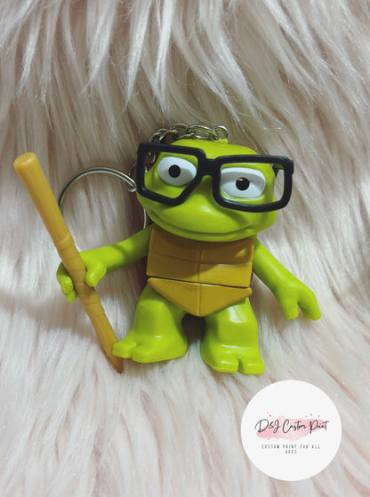 Custom Character Keychain – Turtle| Cute, Empowering & Handmade