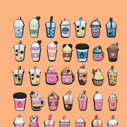 Tea cup Assorted shoe charms