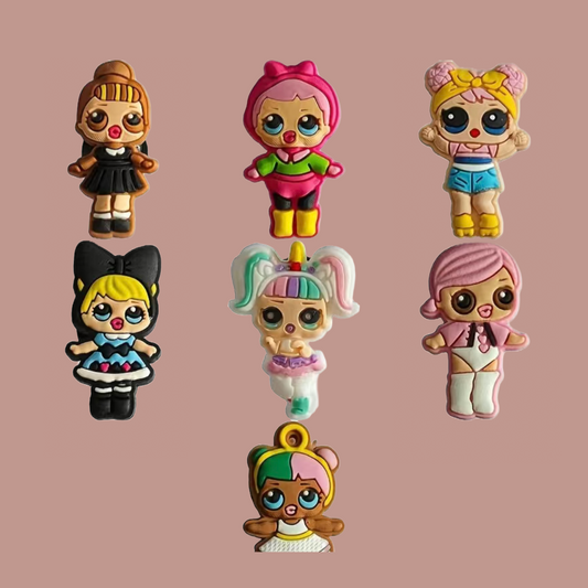 Girls Assorted  Shoe Charms