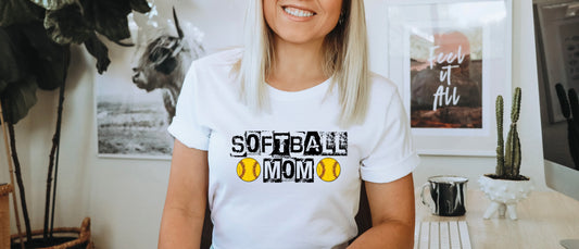 Soft Ball Mom Custom Shirt