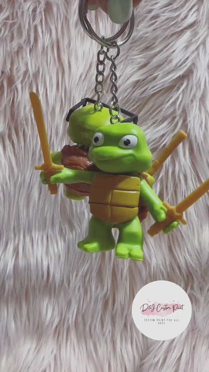 Custom Character Keychain – Turtle| Cute, Empowering & Handmade