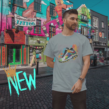 Custom mixed color sneaker shirt